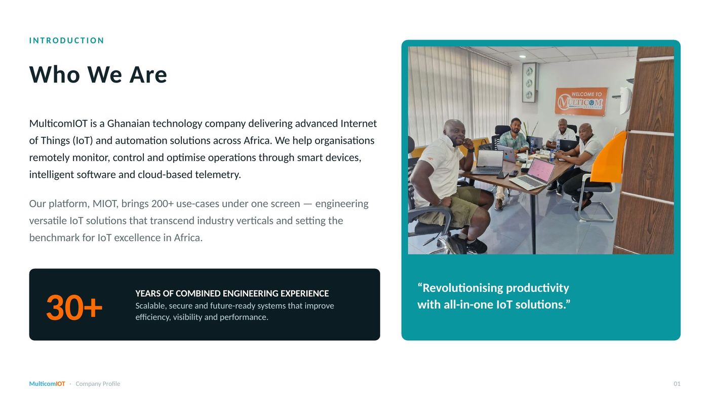 Company profile, page 2 of 13: Who We Are
